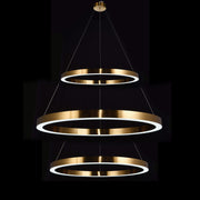 Liana Round 3-Ring LED Chandelier - Italian Concept - 