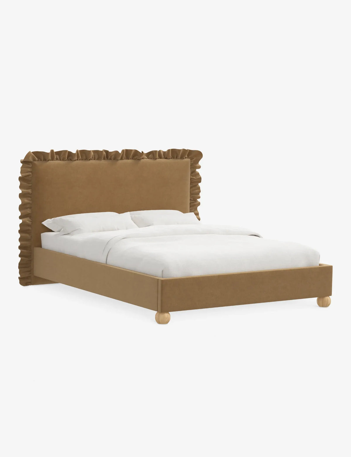 Fiorella Ruffle Platform Bed