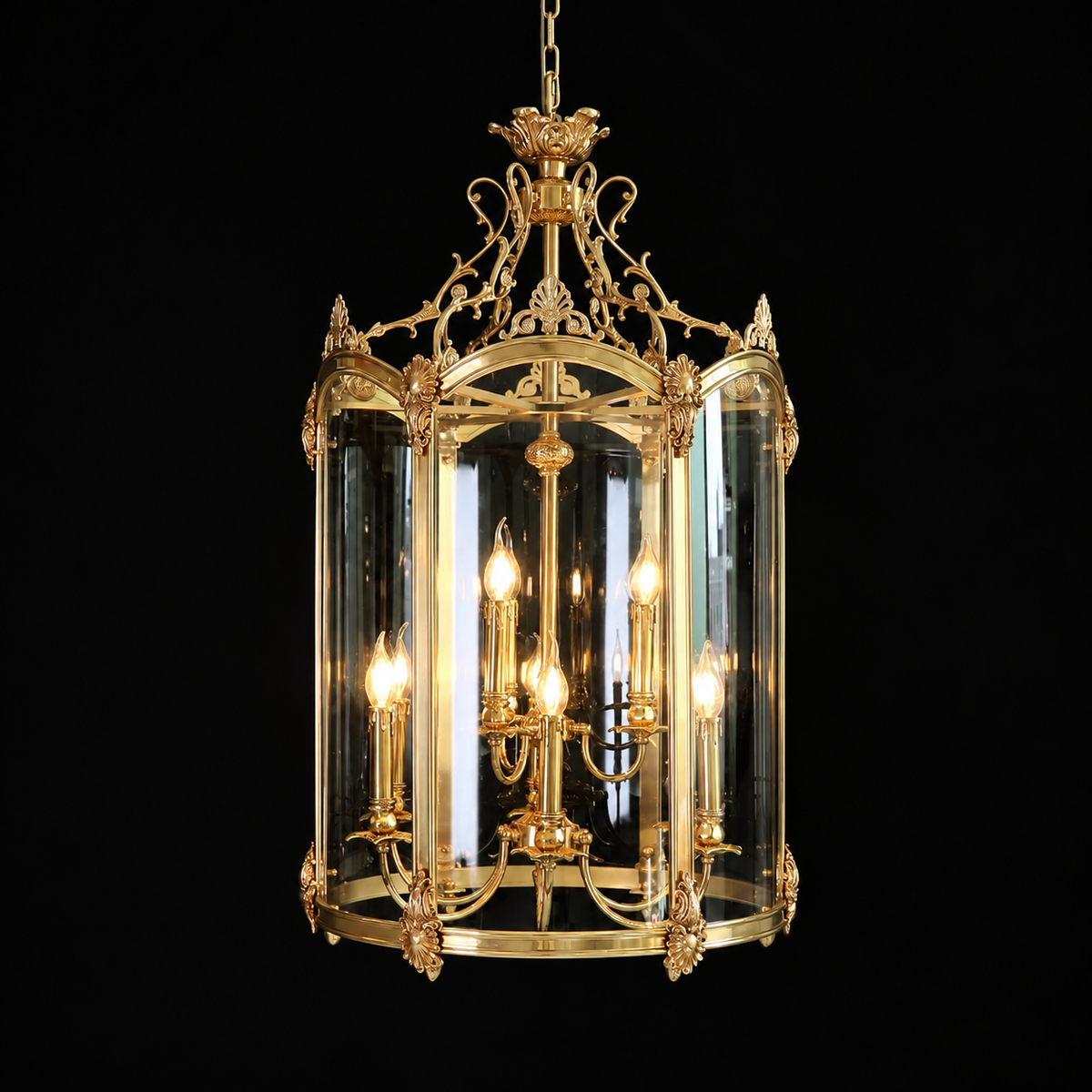 Valentina Brass Lantern Pendant