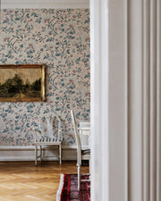 Camellia Study Wallpaper in Petal Cream