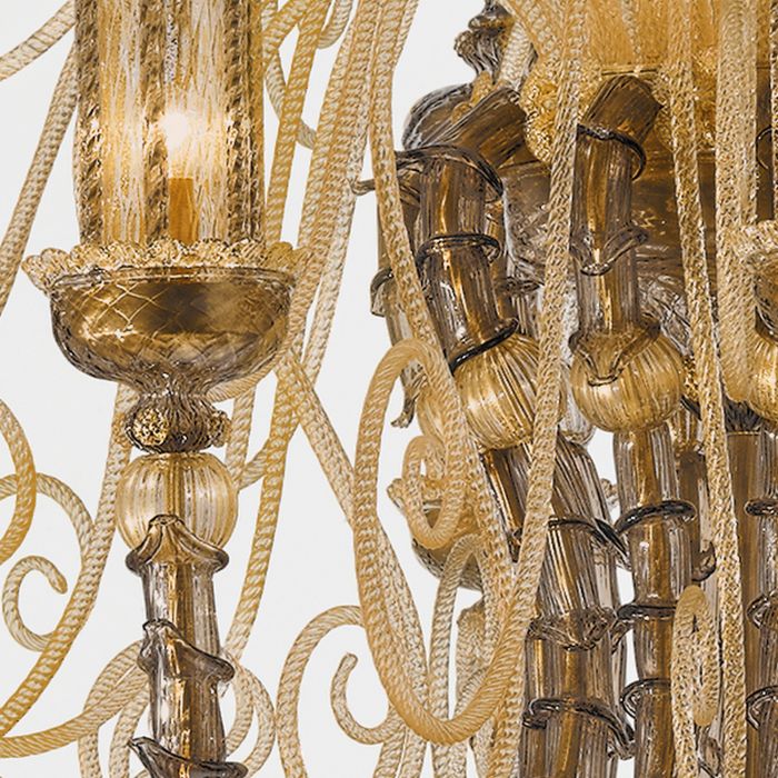 Bucintoro Chandelier Murano Glass