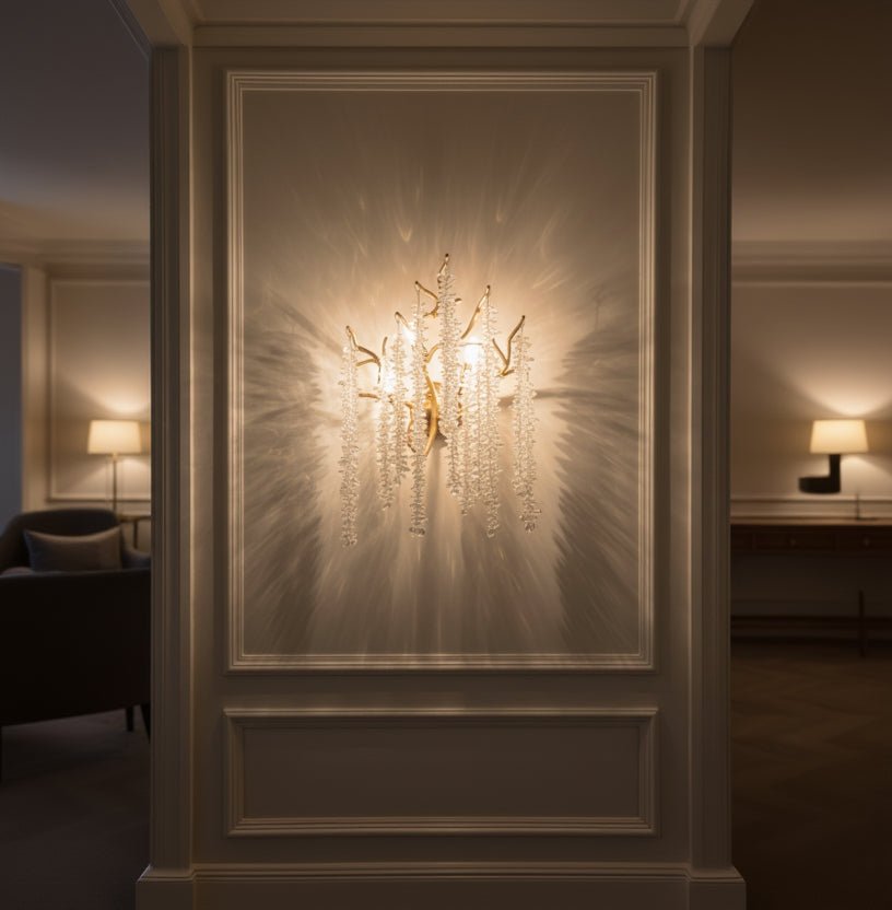 Catherine Crystal Branching Sconce - Sconce