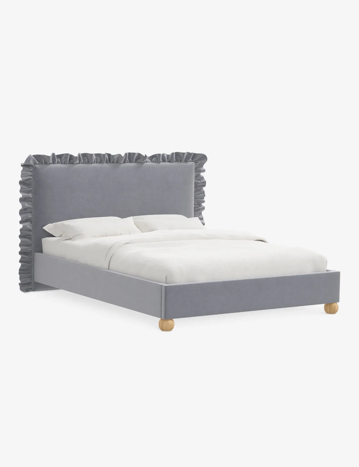 Fiorella Ruffle Platform Bed