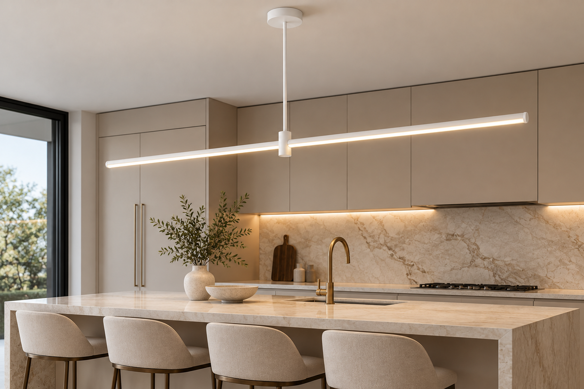 Minimalist Linear LED Pendant Light