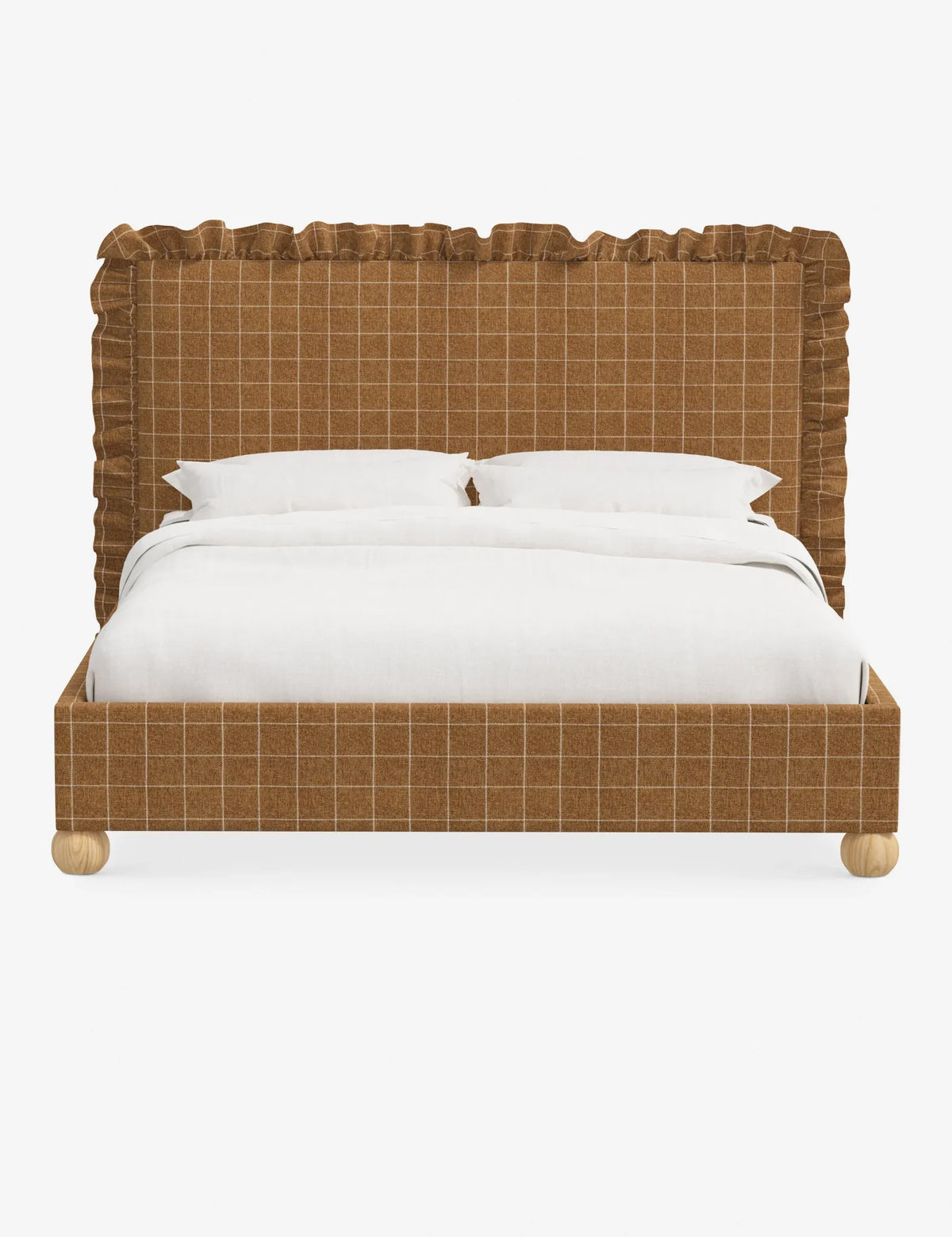 Fiorella Ruffle Platform Bed
