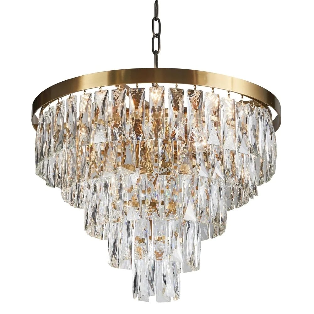 Glacier Odeon Crystal Fringe Chandelier - Italian Concept