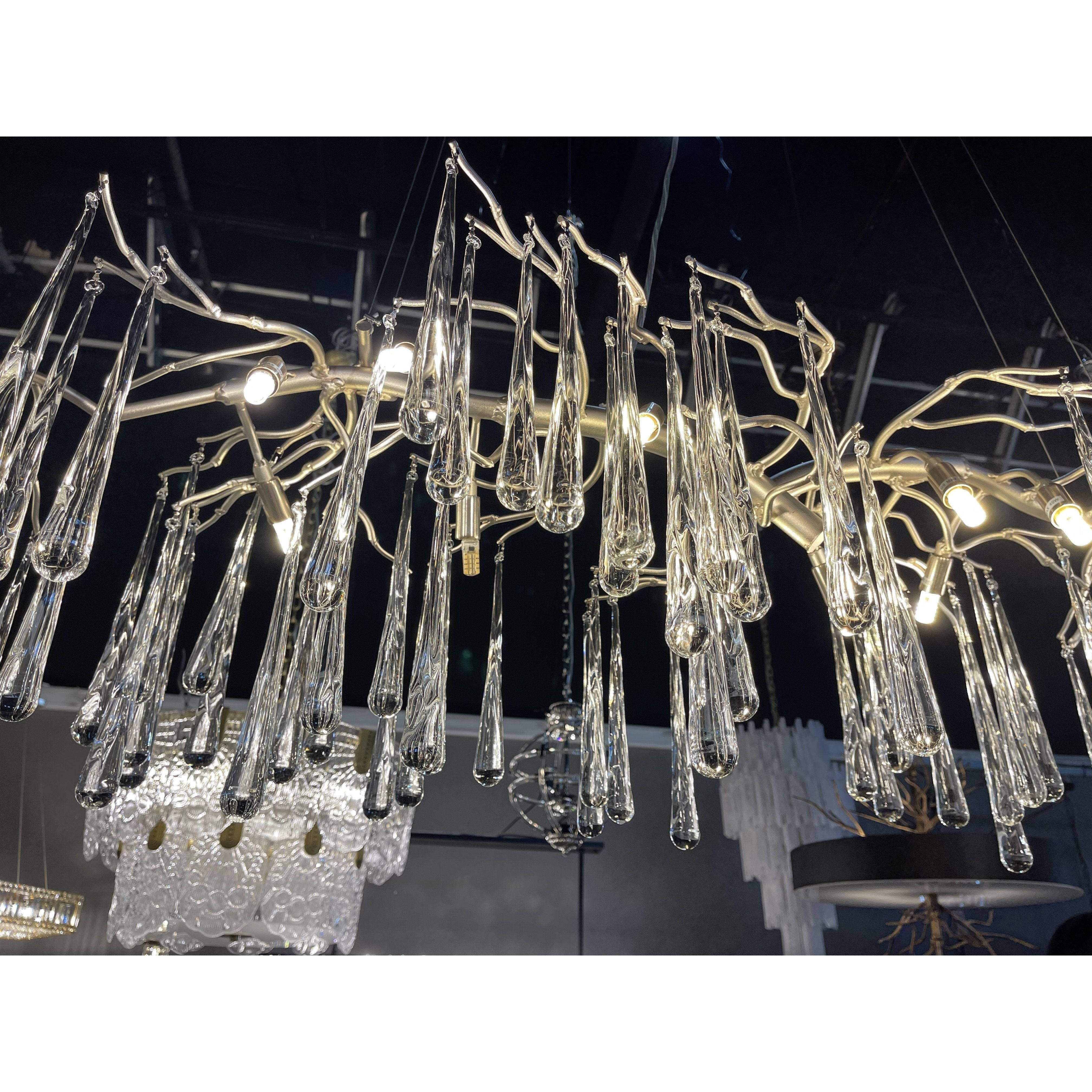 Lukas Linear Organic Branching Chandelier - Italian Concept - 