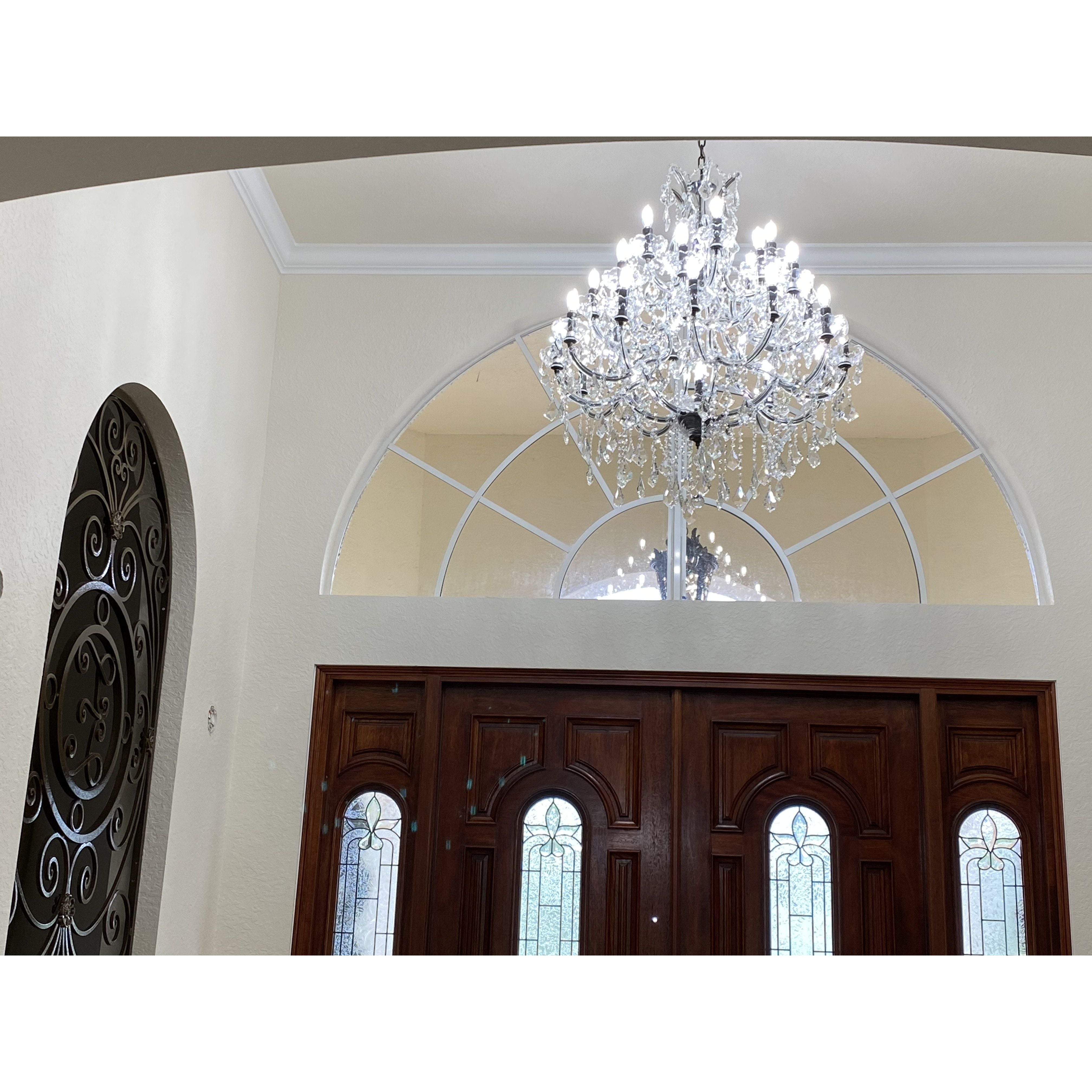 Leyla Maria Theresa 55 Light Crystal Chandelier - Italian Concept - 
