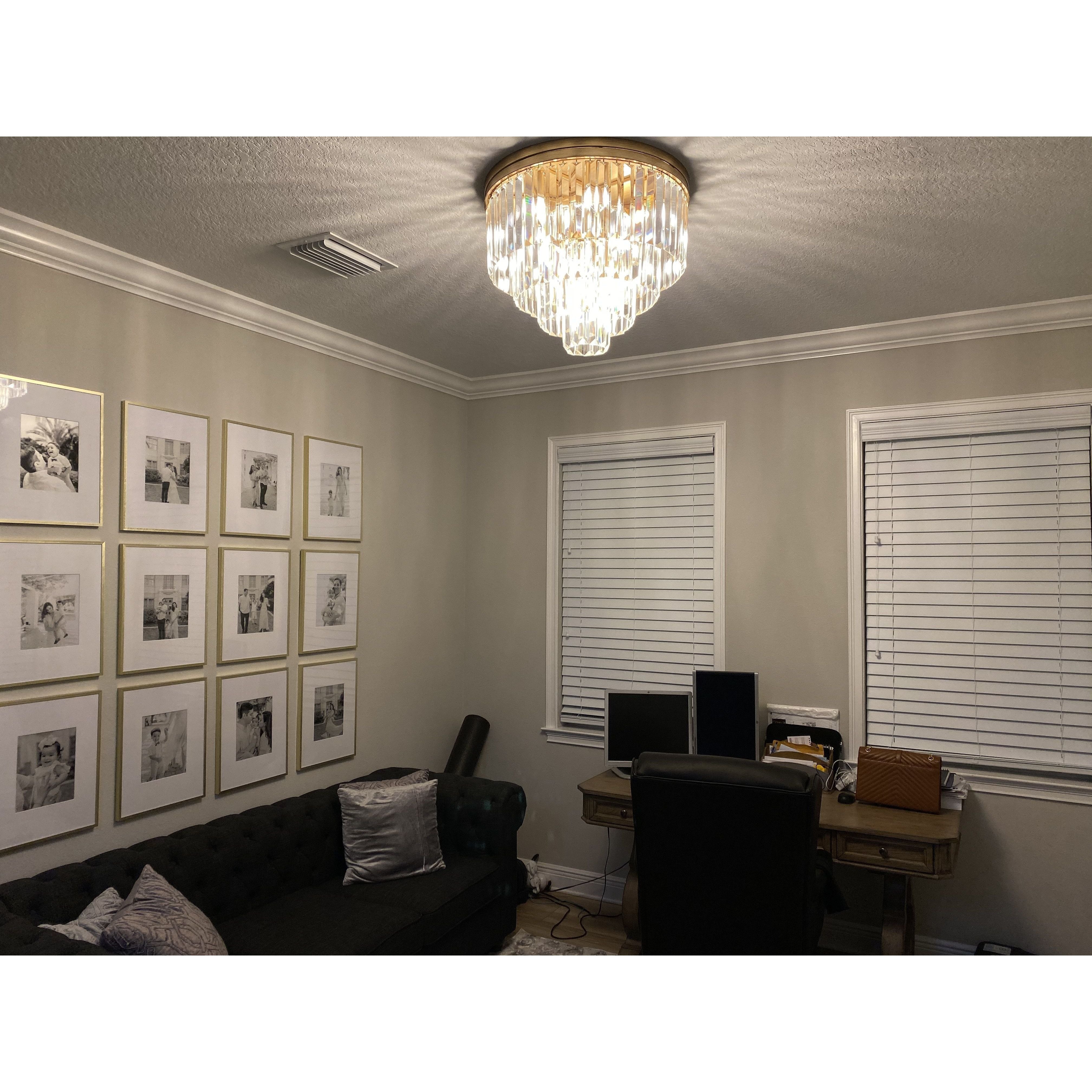 Odeon Round Crystal Fringe Chandelier Collection - Italian Concept
