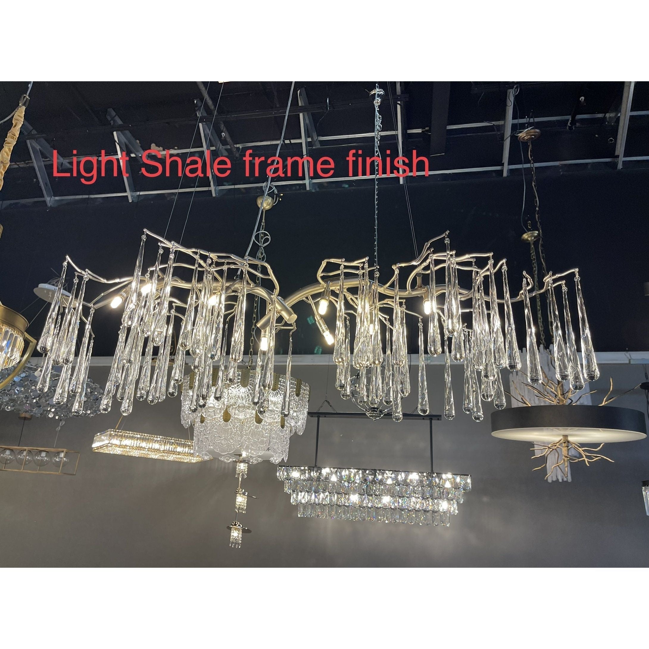 Lukas Linear Organic Branching Chandelier - Italian Concept - 