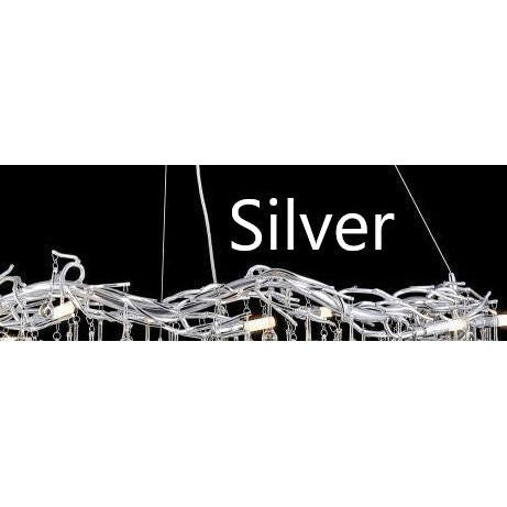 Livio Halo Branching 48"W Round Teardrop Chandelier - Italian Concept