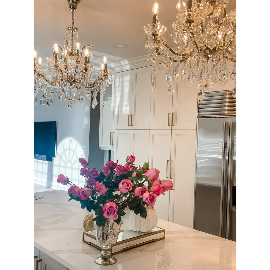 15 Light Rococo Maria Theresa Crystal Chandelier - Italian Concept