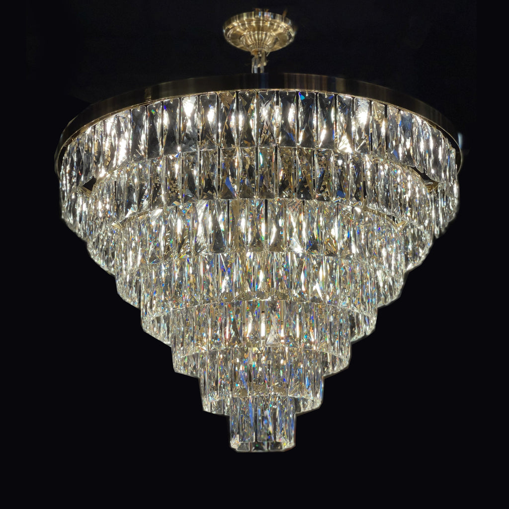 Glacier Odeon Crystal Fringe Chandelier - Italian Concept