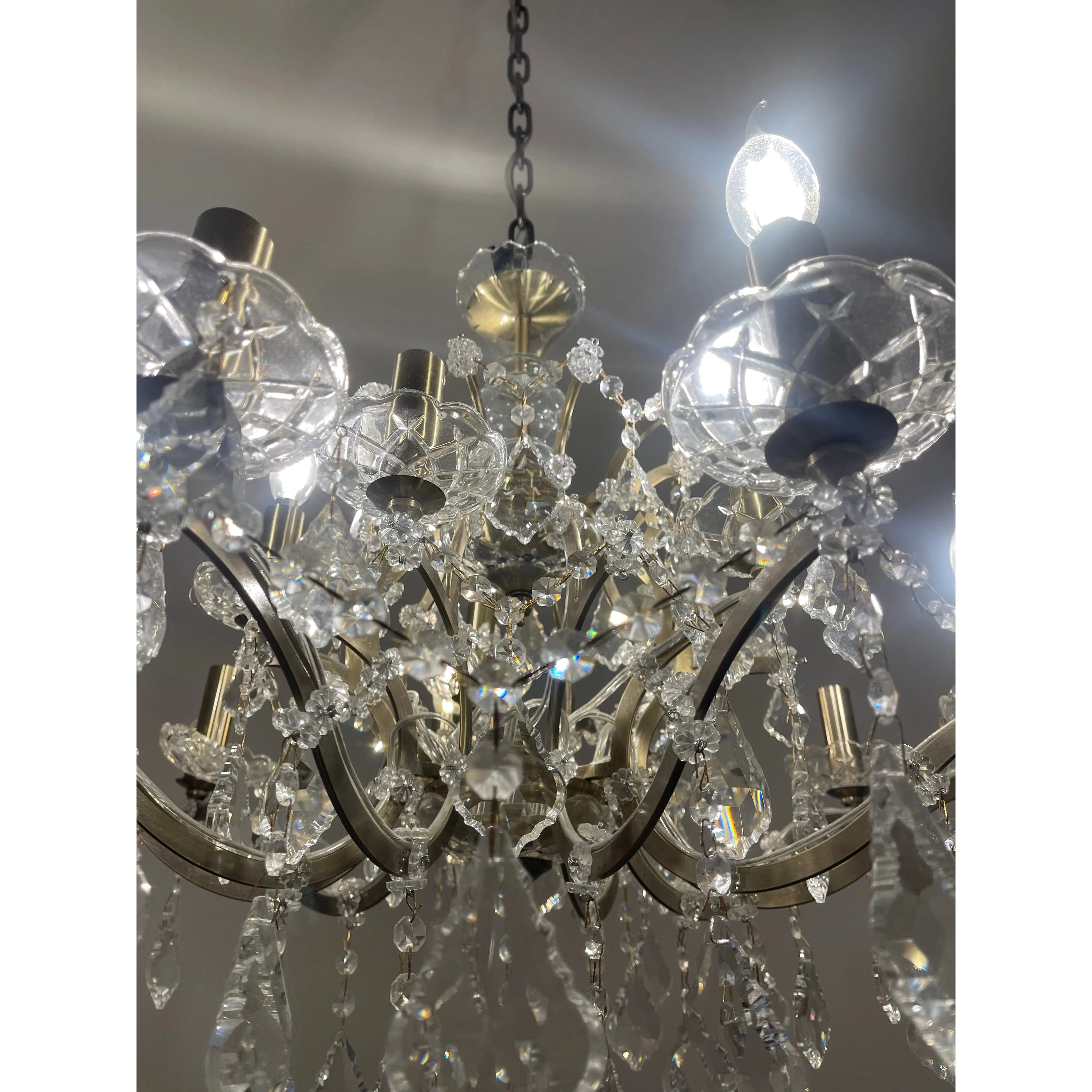 15 Light Rococo Maria Theresa Crystal Chandelier - Italian Concept - 