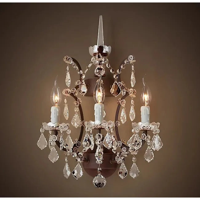 MN Orb Crystal 3L  Sconce - Italian Concept - 