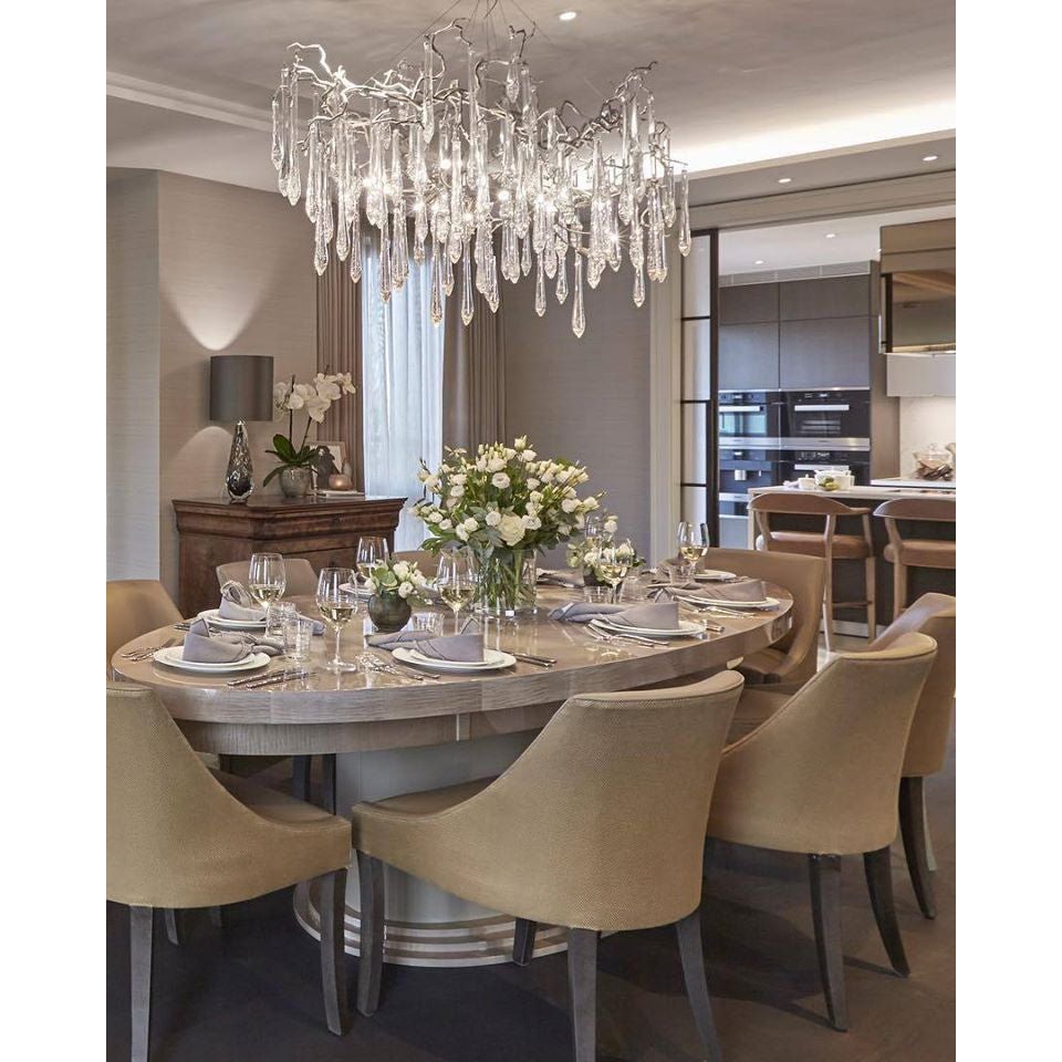 Dawn Lukas Linear Organic Branching Chandelier - Italian Concept