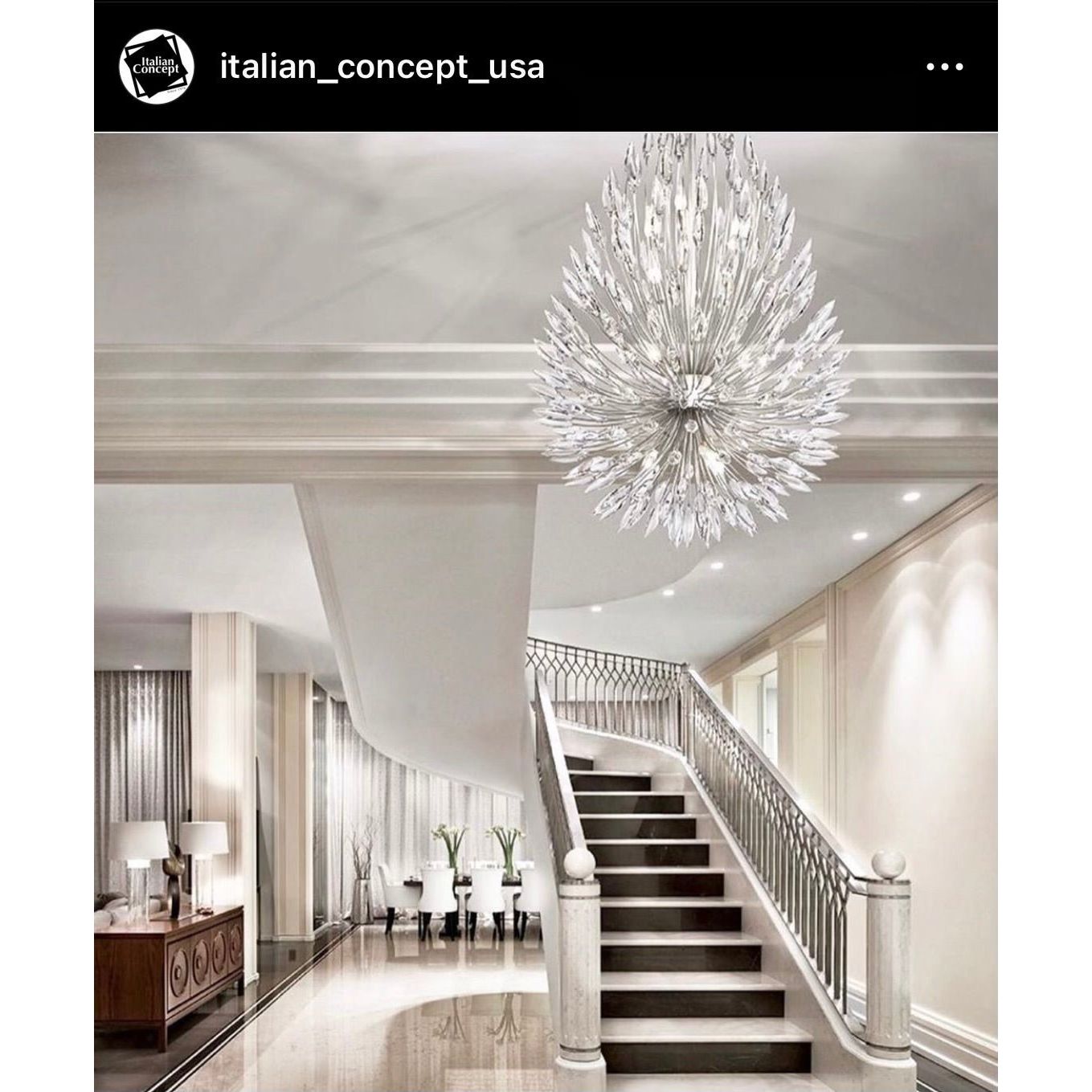 Lilyy Starburst Crystal Sputnik Chandelier - Italian Concept