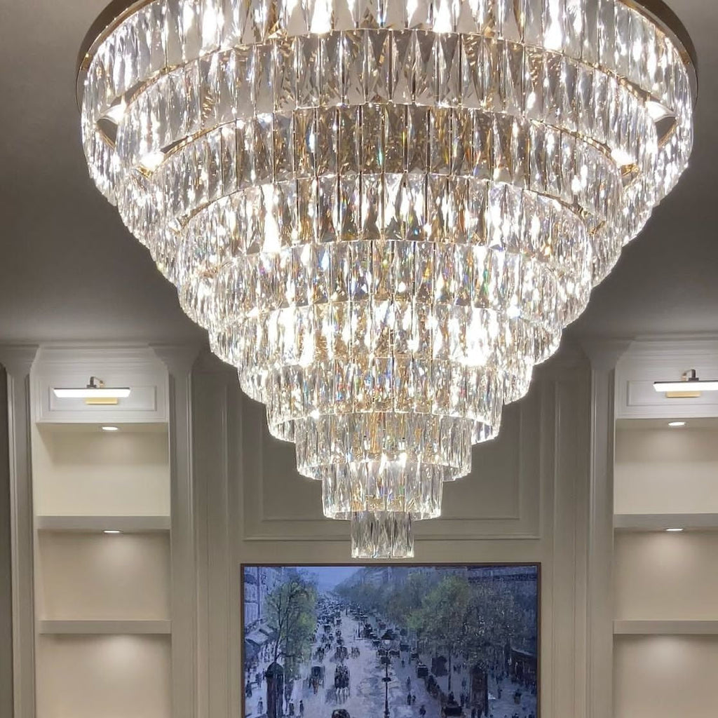 Glacier Odeon Crystal Fringe Chandelier - Italian Concept