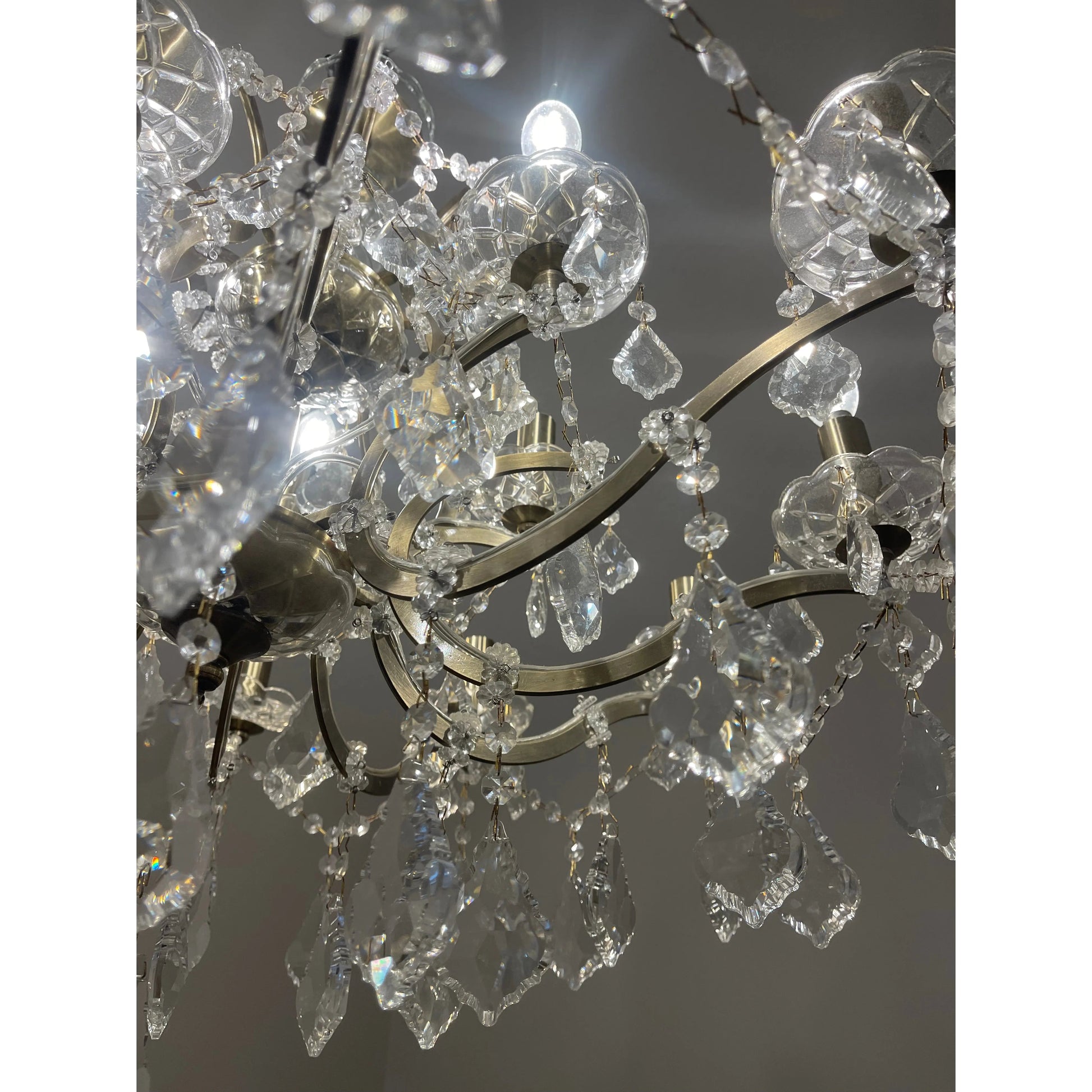 15 Light Rococo Maria Theresa Crystal Chandelier - Italian Concept - 