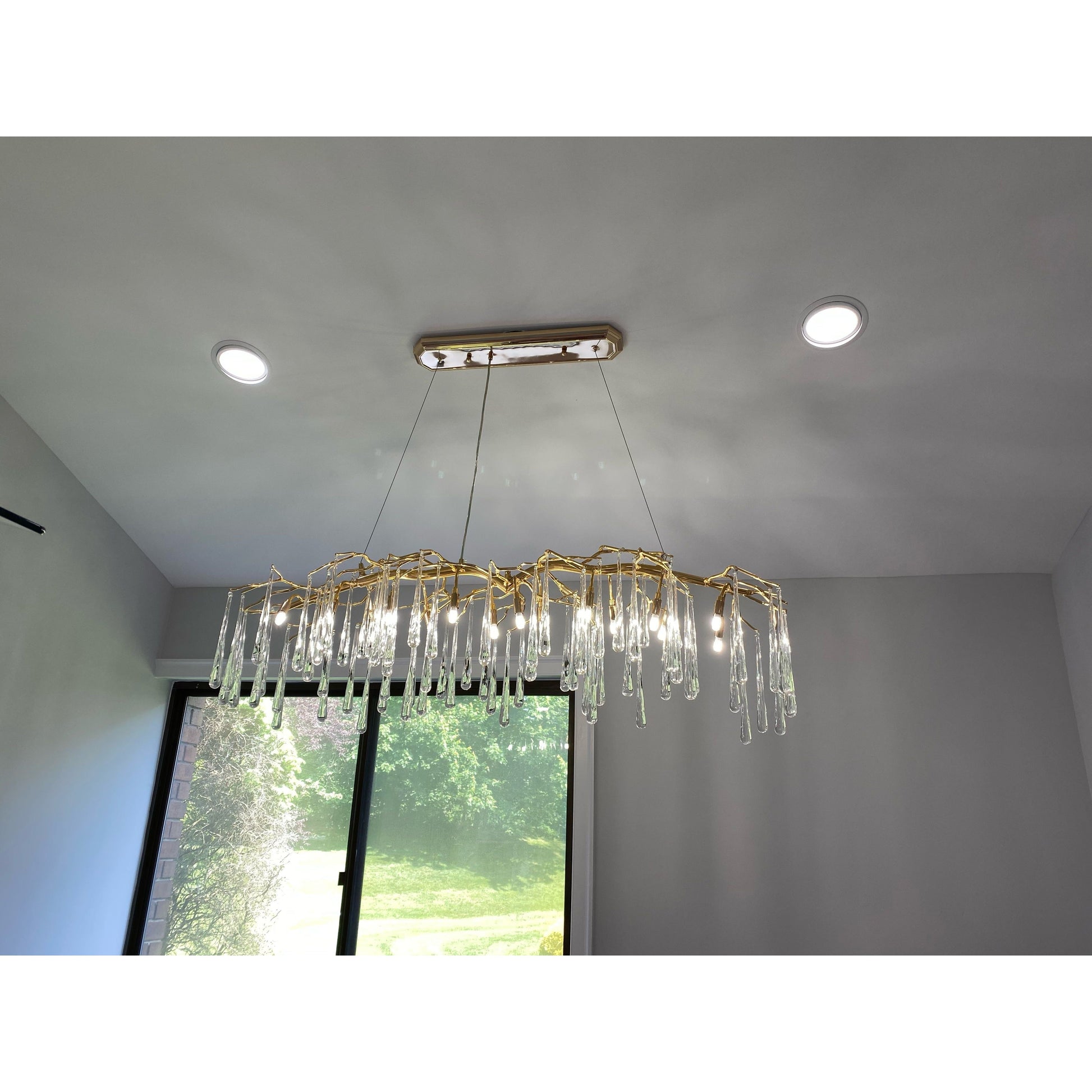 Lukas Linear Organic Branching Chandelier - Italian Concept