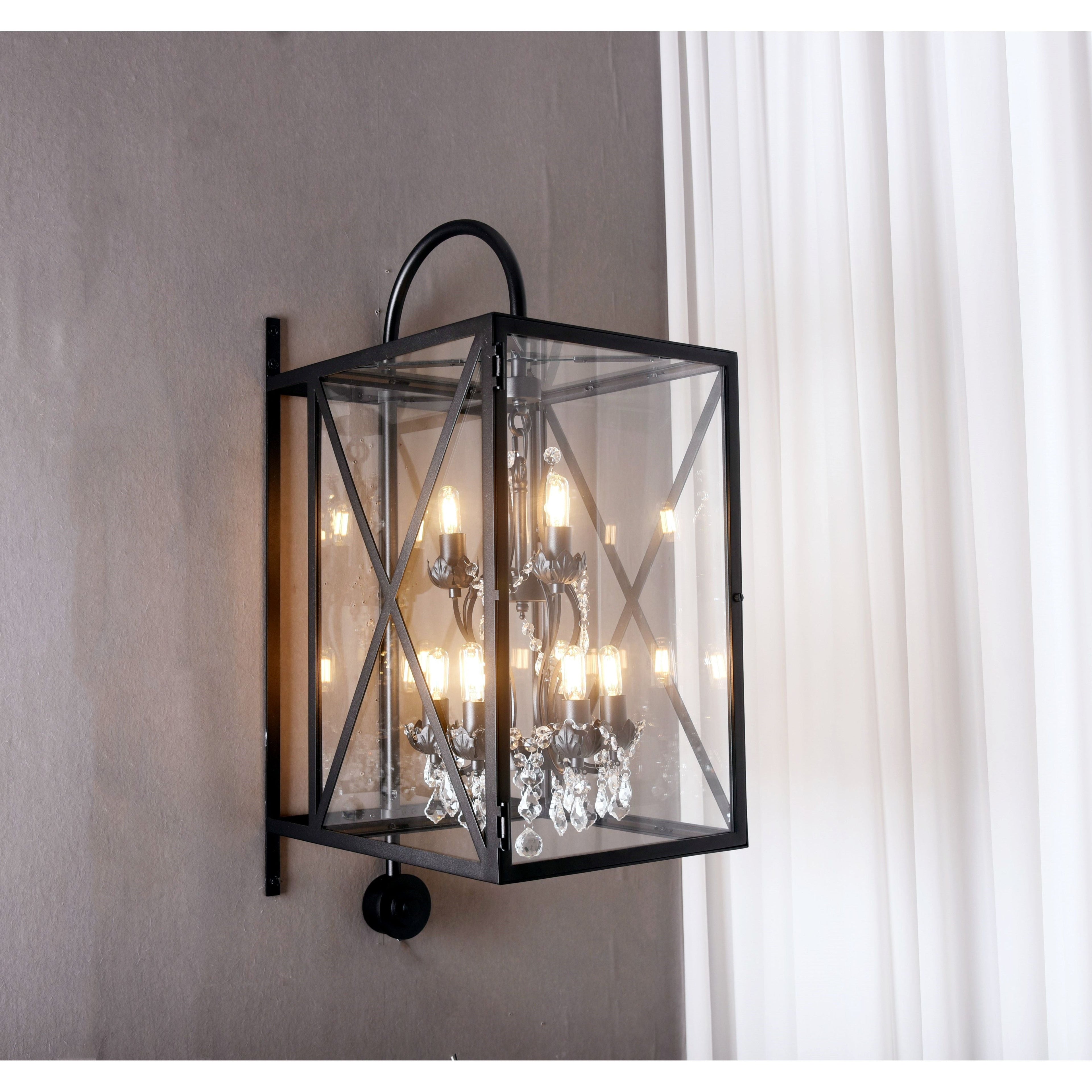 Outdoor Sconce Large Rococo Crystal Chandelier - Chandelier