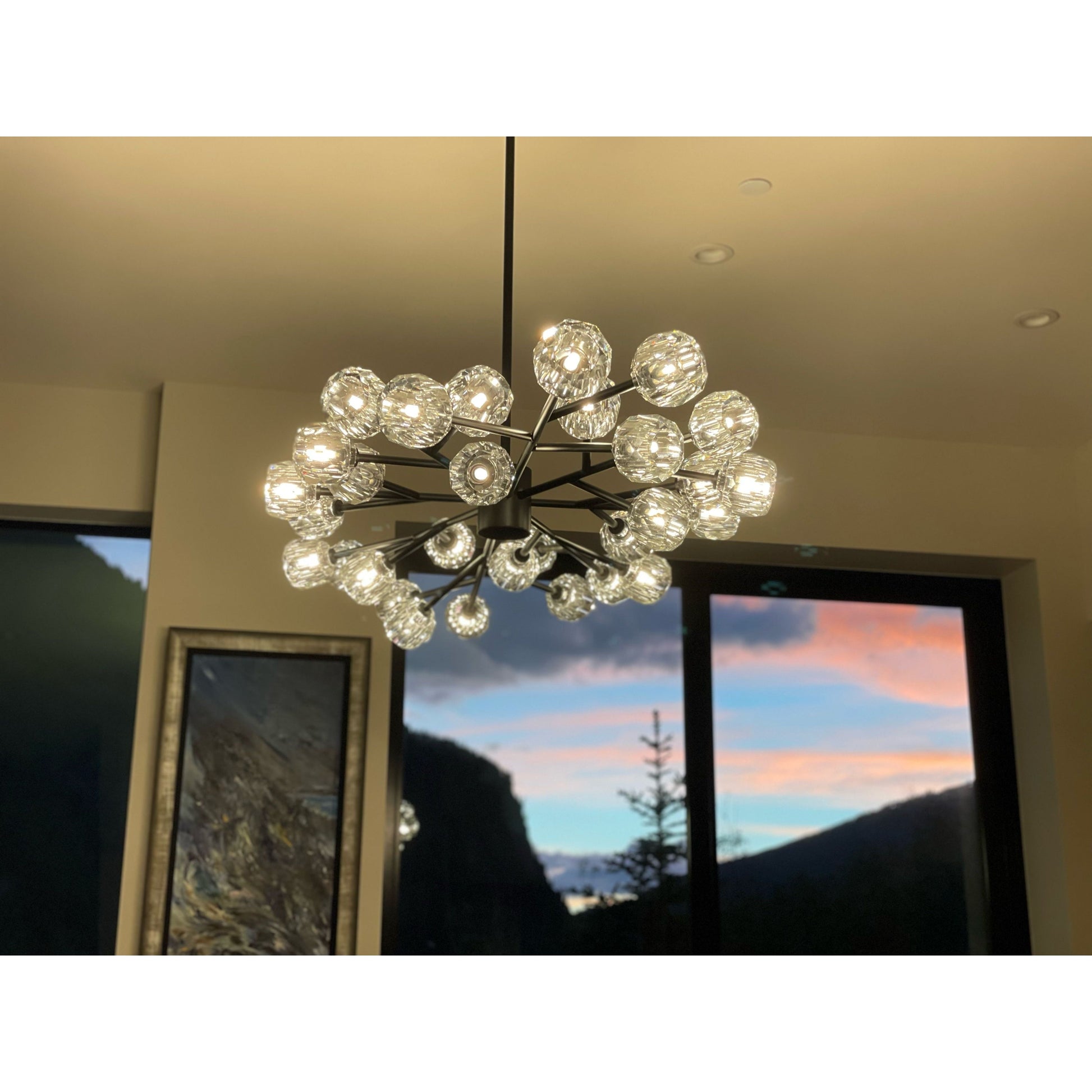 Blu Dior Branching Crystal Chandelier - Italian Concept - 