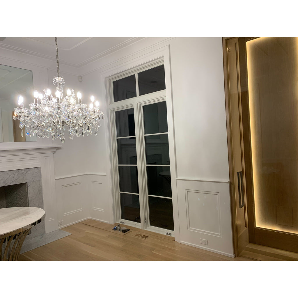 18 Light Maria Theresa Crystal Chandelier - Italian Concept - 