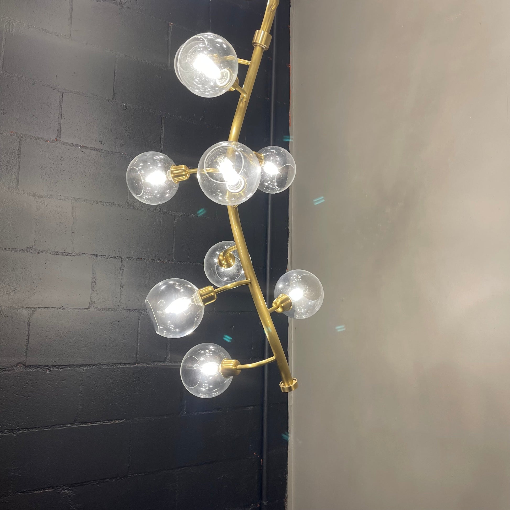 Avion Branching Glass Globe Chandelier - Italian Concept - 