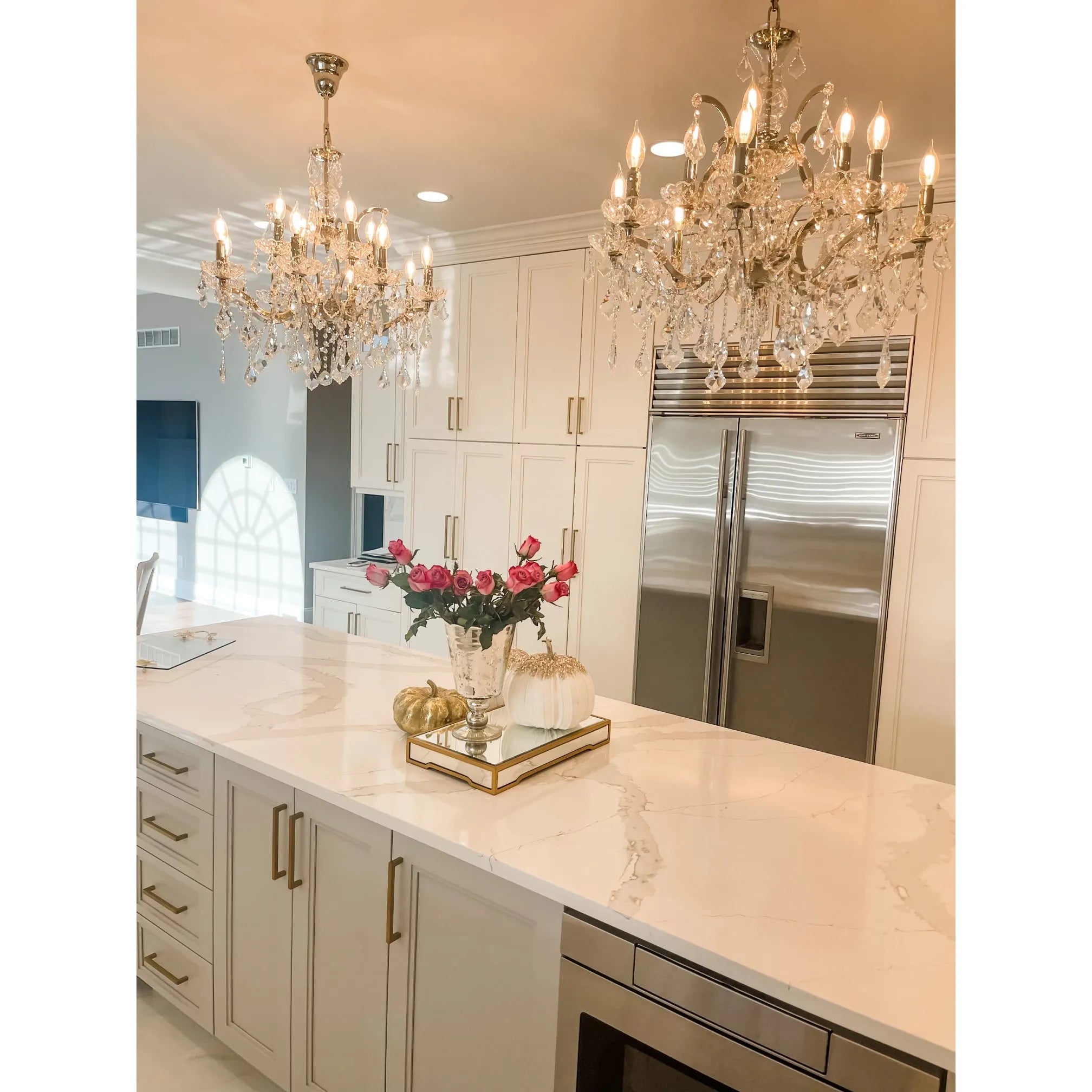 15 Light Rococo Maria Theresa Crystal Chandelier - Italian Concept