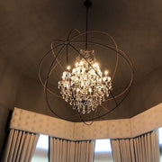 MN Iron Orb Crystal Chandelier - Italian Concept