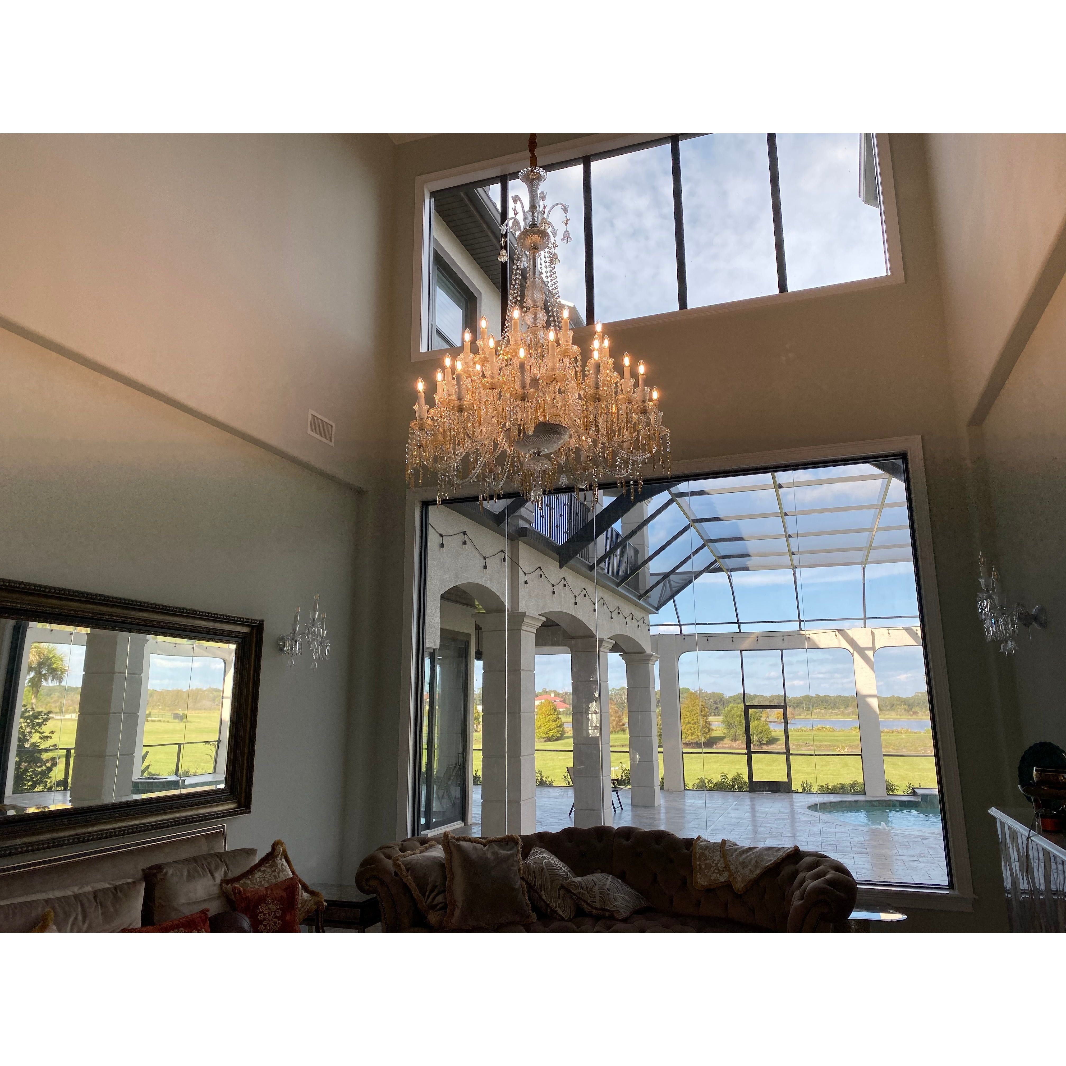 36 Light Antoinette Crystal Chandelier - Italian Concept - 