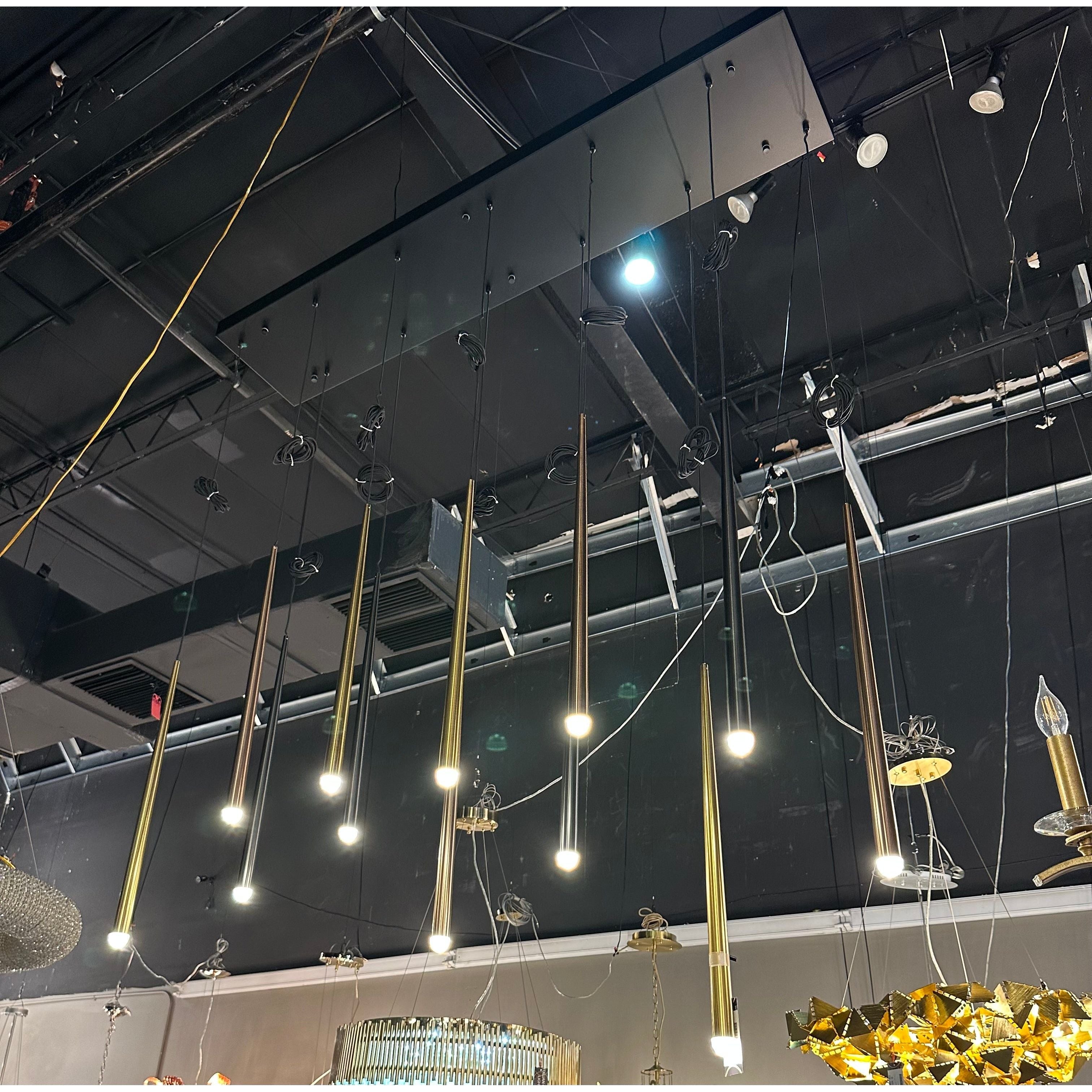Anthropology Rectangle Tubular Pendant Light - Italian Concept