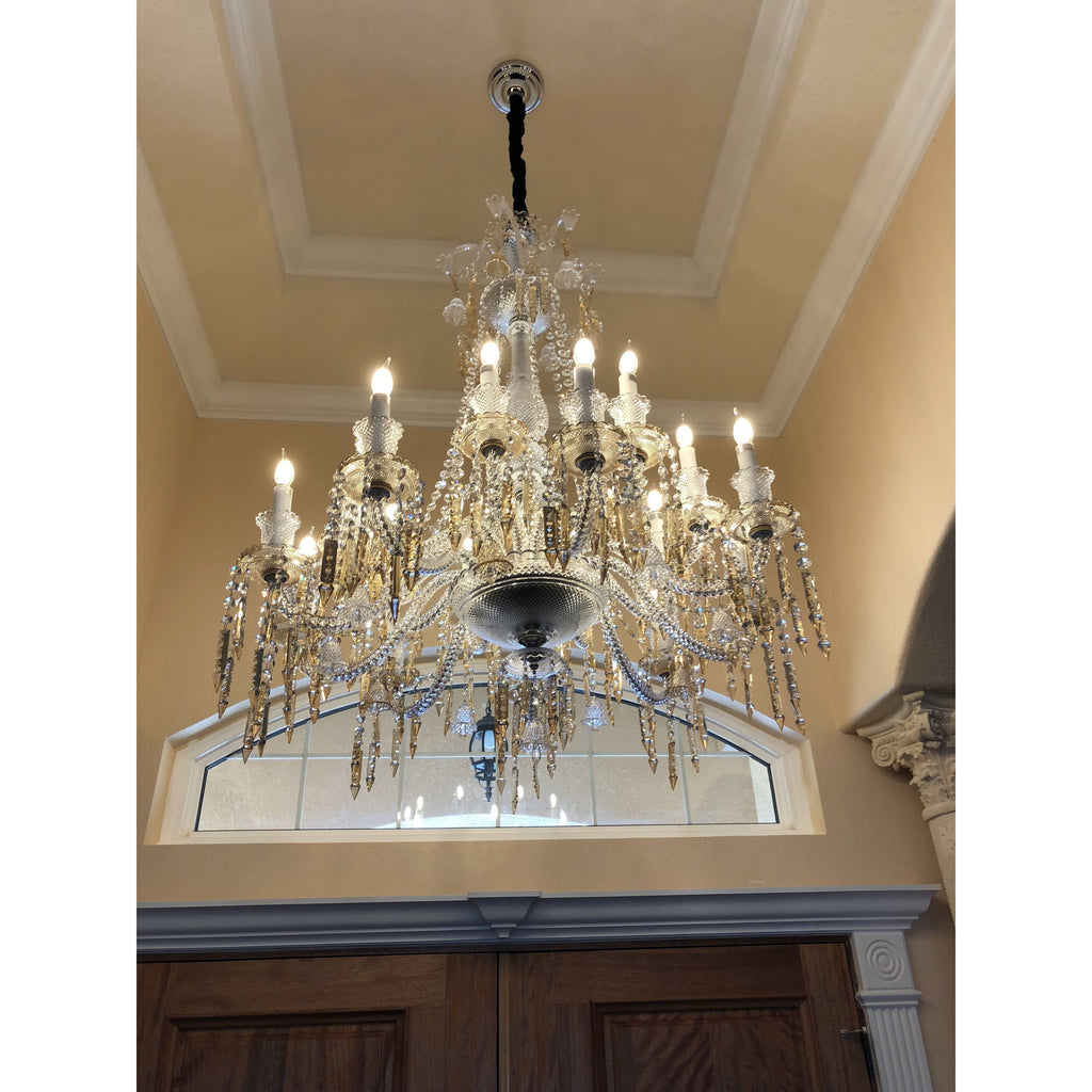 18 Light Antoinette Crystal Chandelier - Italian Concept - 