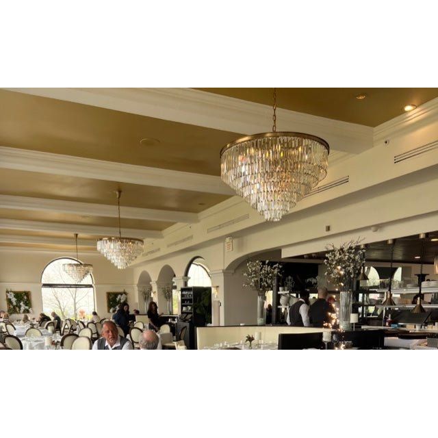 Odeon Round Crystal Fringe Chandelier Collection - Italian Concept