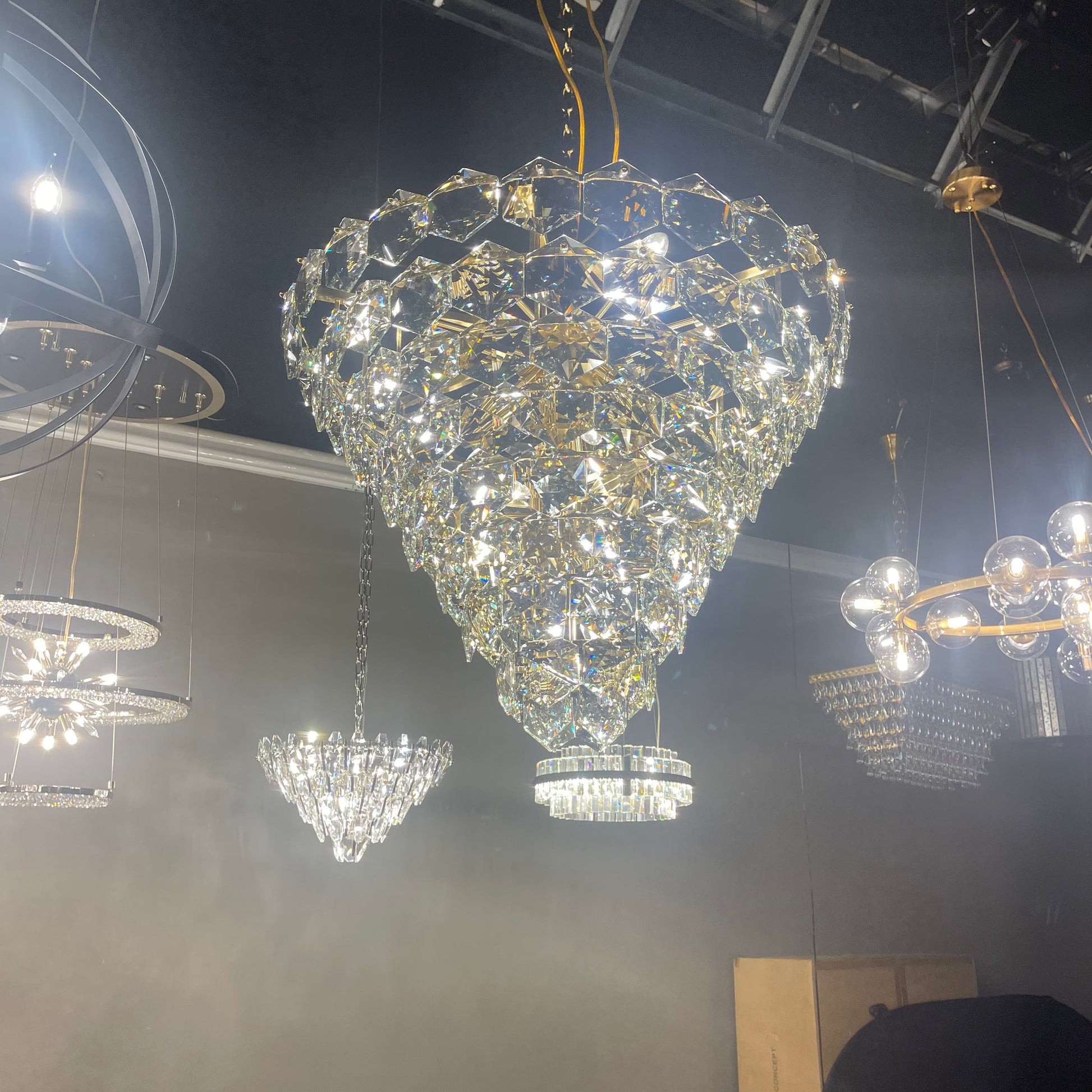 Gallerie Star 5-tier Crystal Chandelier - Italian Concept