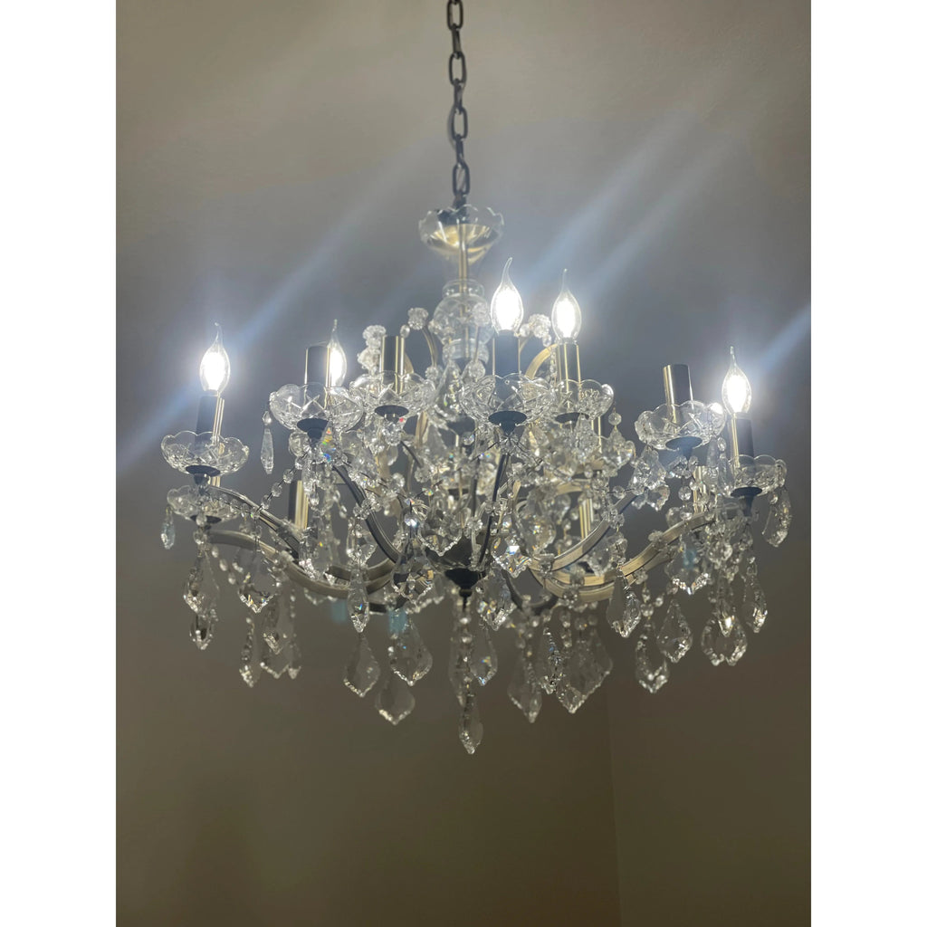 15 Light Rococo Maria Theresa Crystal Chandelier - Italian Concept - 