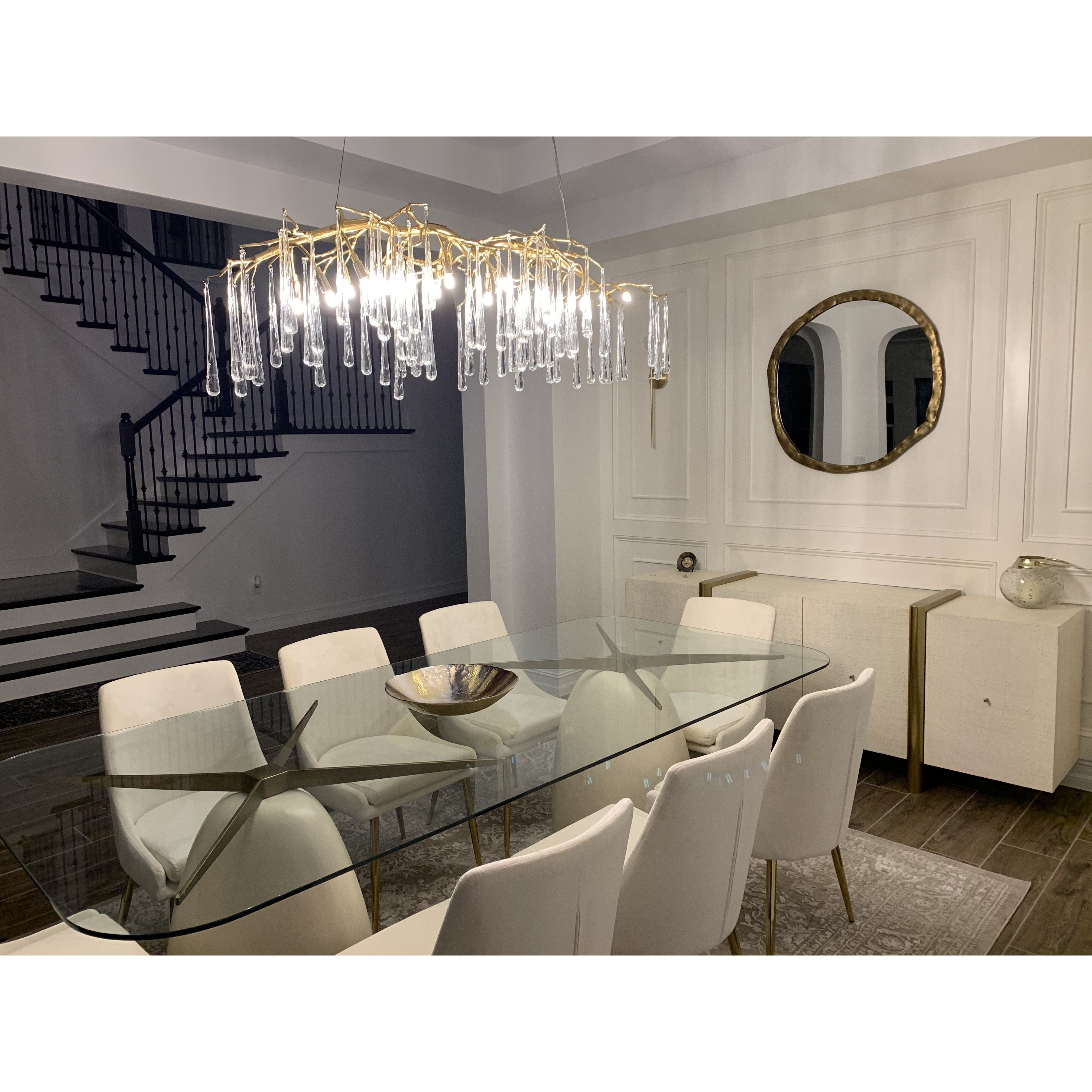 Lukas Linear Organic Branching  Chandelier - Italian Concept