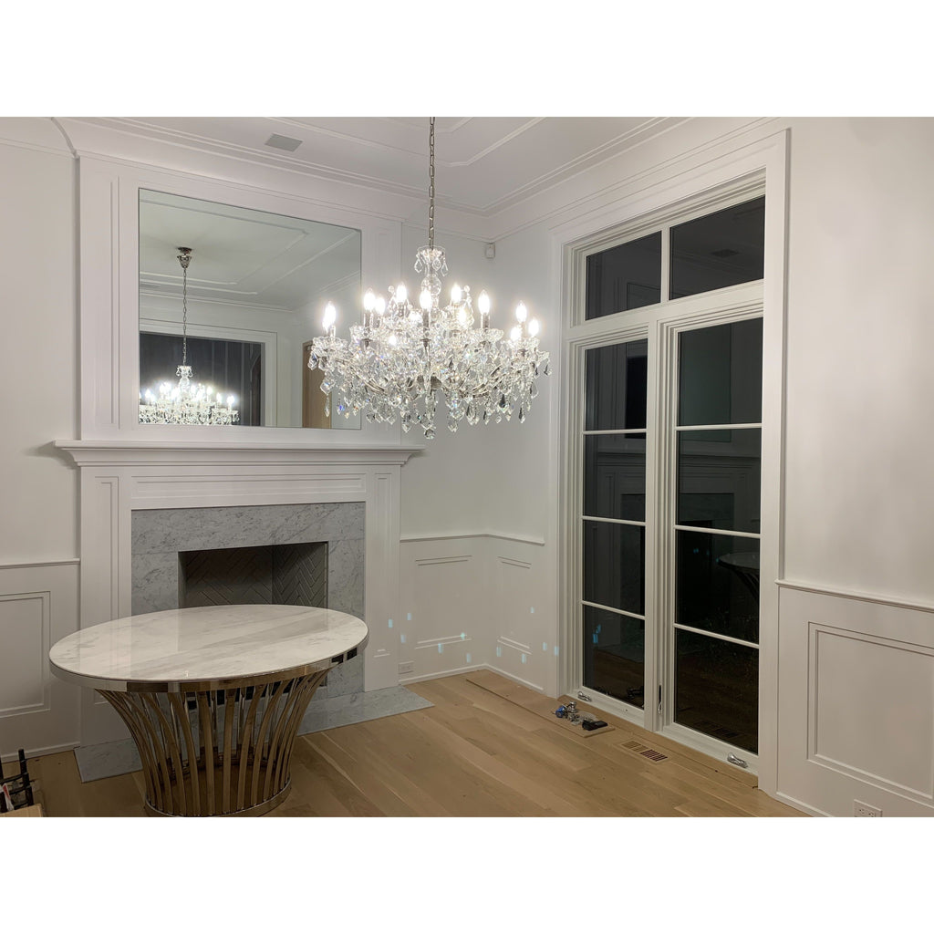 18 Light Maria Theresa Crystal Chandelier - Italian Concept - 