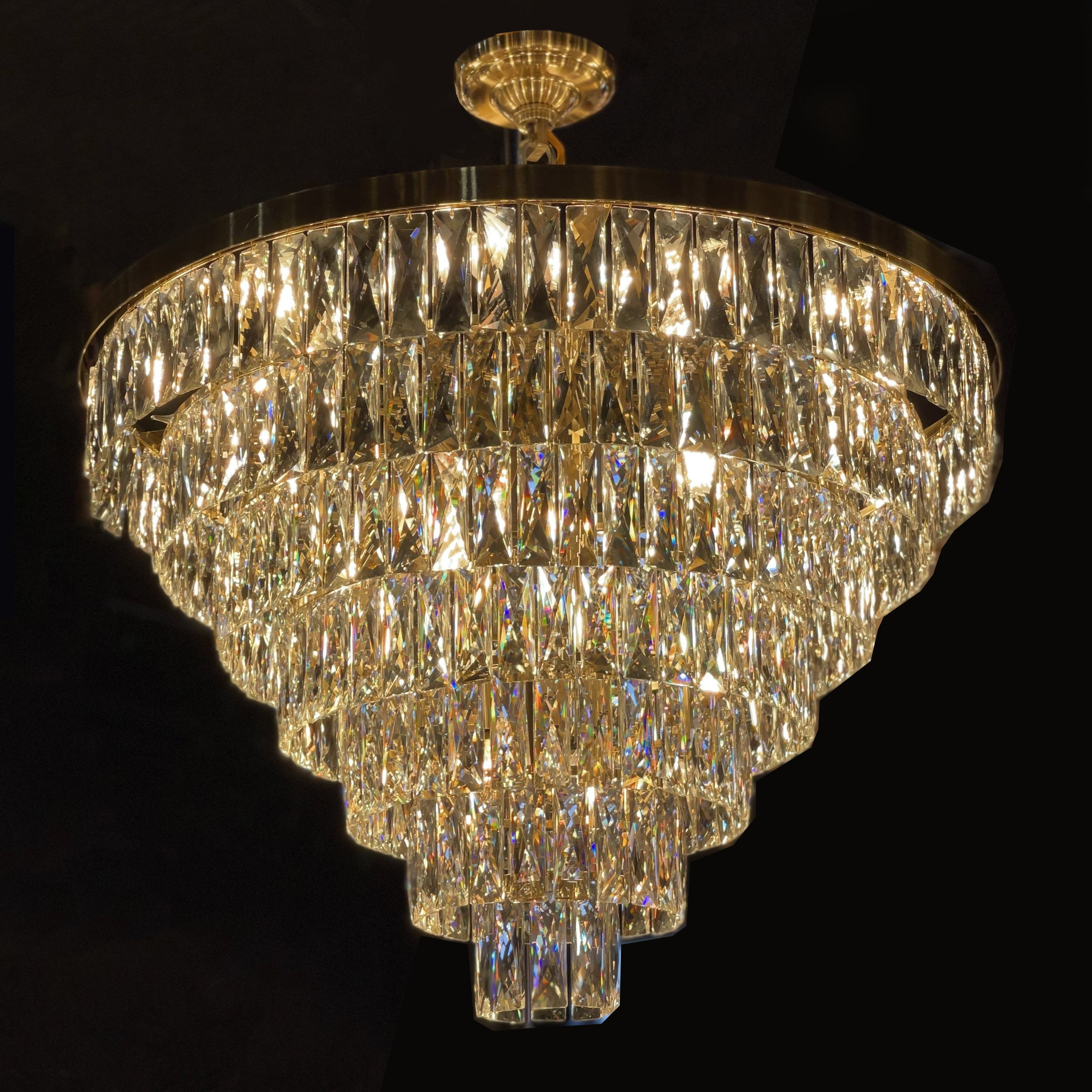 Glacier Odeon Crystal Fringe Chandelier - Italian Concept