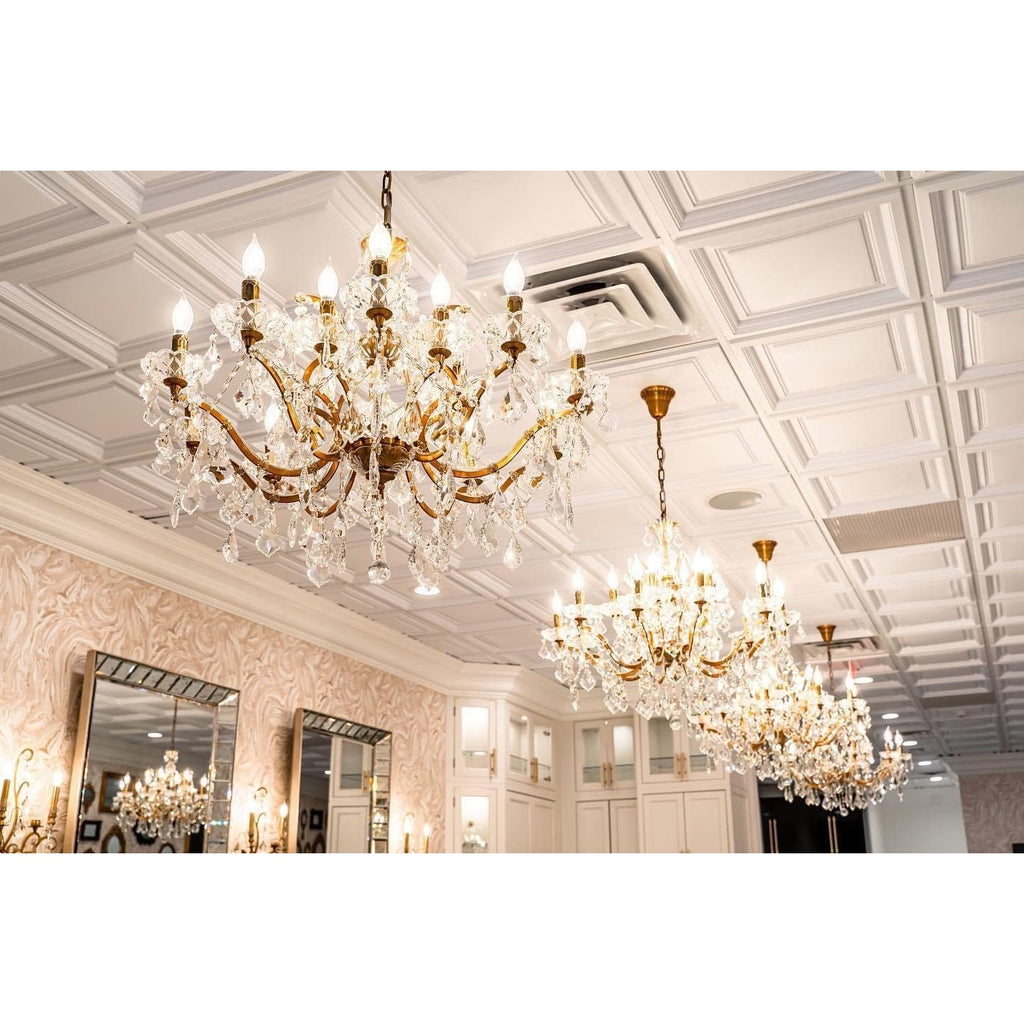 15 Light Rococo Maria Theresa Crystal Chandelier - Italian Concept