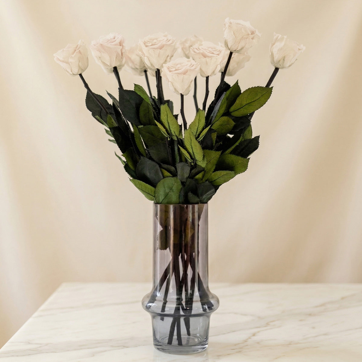 Long Stem Roses | White Roses