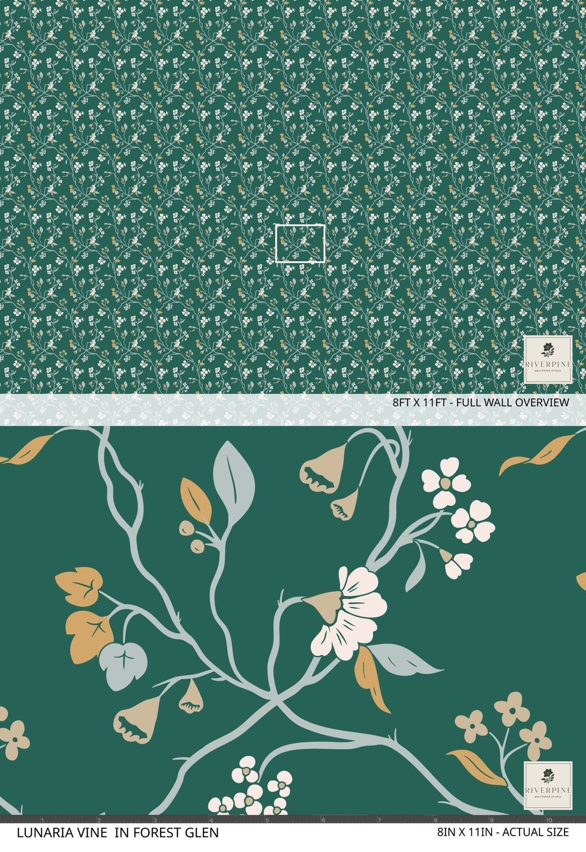 Lunaria Vine Wallpaper in Forest Glen