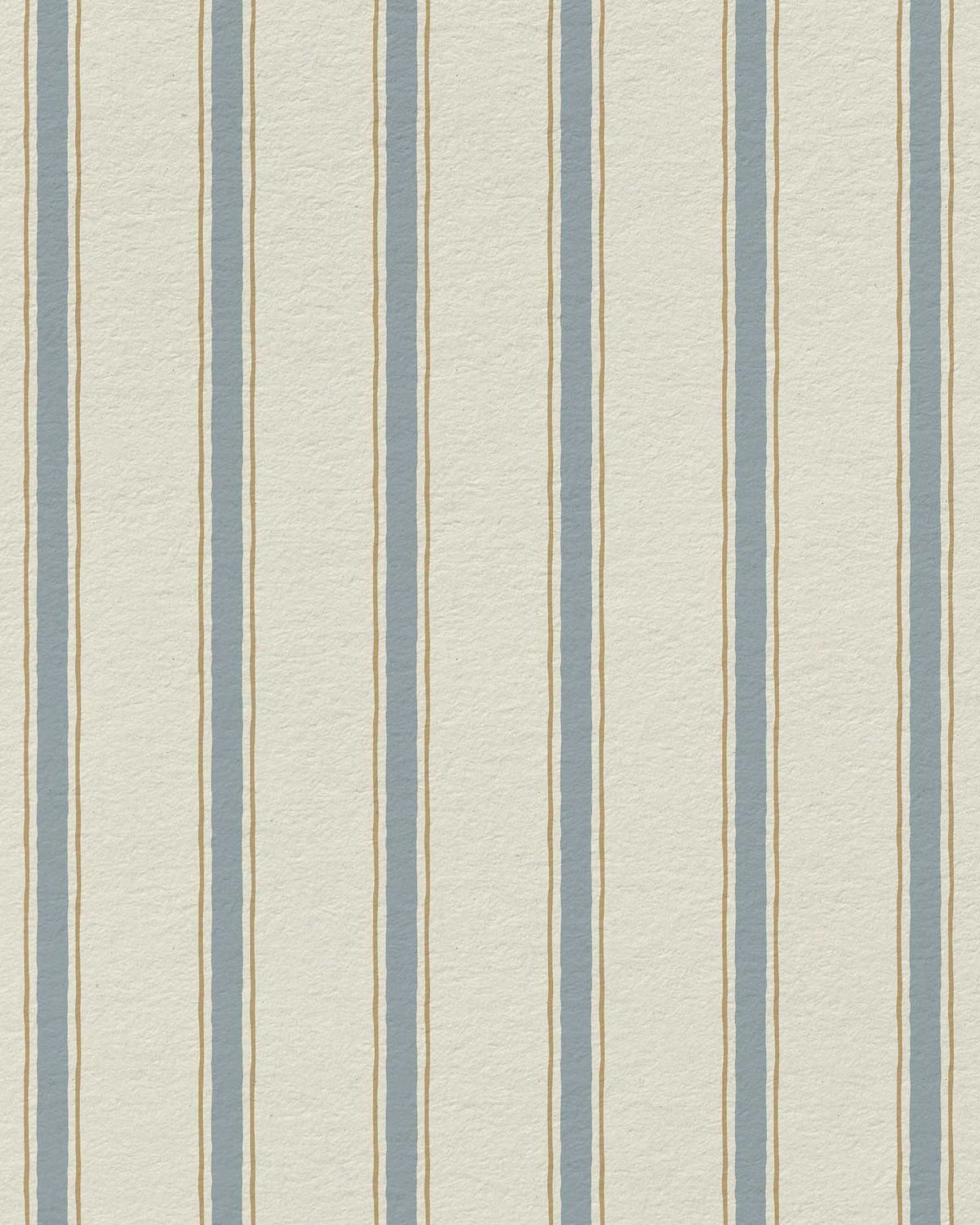 Moulding Line Wallpaper in Dusty Blue