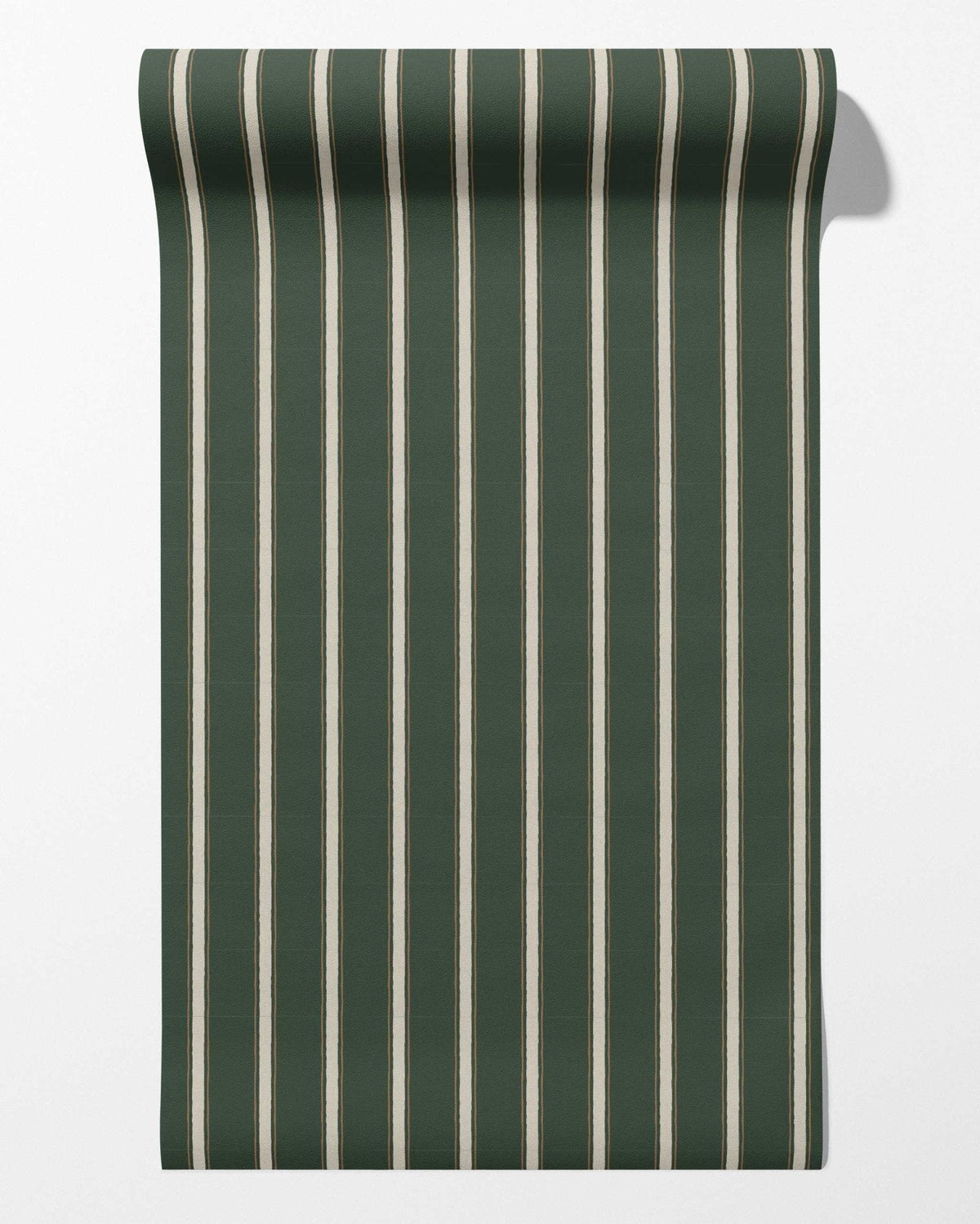 Moulding Line Wallpaper in Library Green