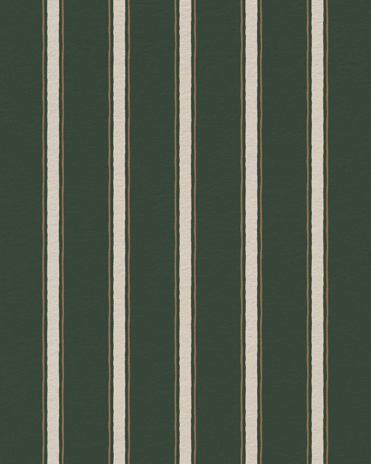 Moulding Line Wallpaper in Library Green