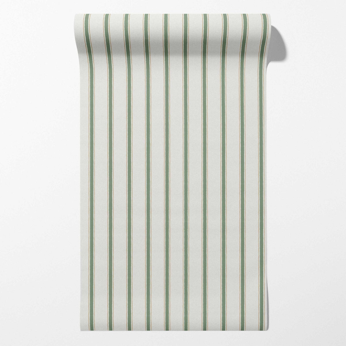 Moulding Line Wallpaper in Soft Sage
