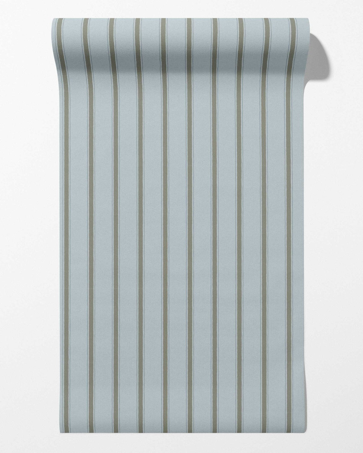 Moulding Line Wallpaper in Stone Blue