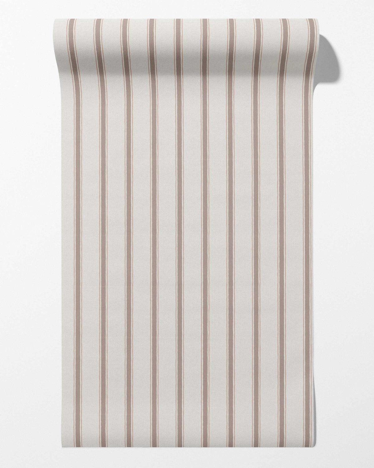 Moulding Line Wallpaper in Vintage Rose