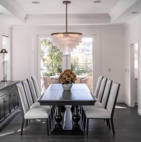 Oliver Round Tiered Glass Tile Chandelier Collection - Italian Concept