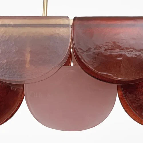 Loretta Linear Burgundy Murano